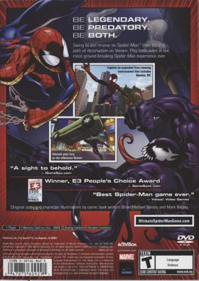 Ultimate Spider-Man - Limited Edition box cover back